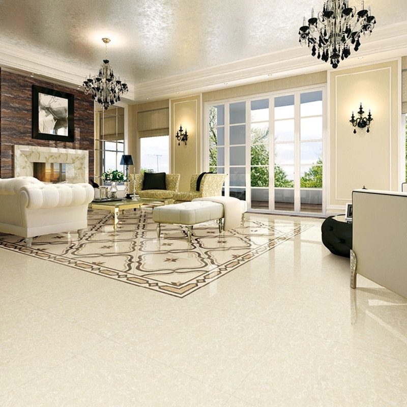 HOMESTYLE Polished Ivory Stone Tile (300x600mm)